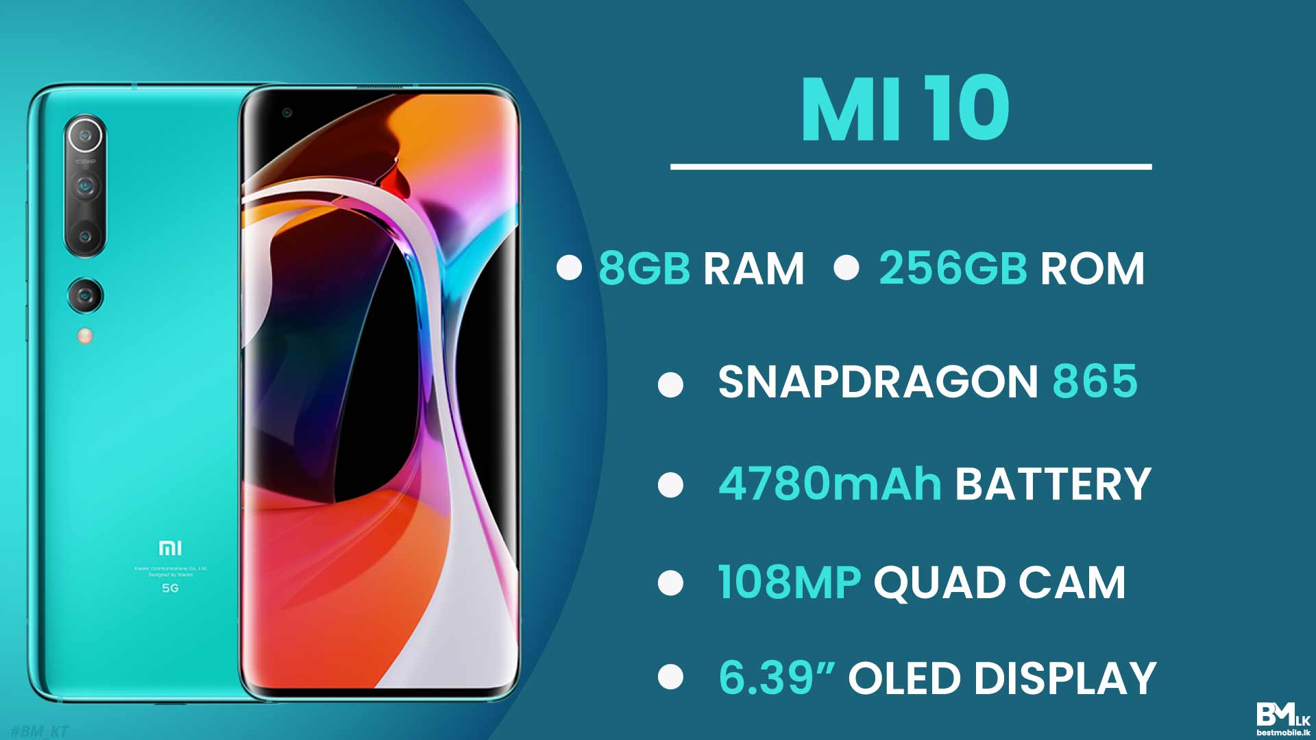 Xiaomi Mi 10 price in Sri Lanka 2021 Full Specifications